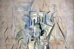 Pablo Picasso 1909-10 The Sacre-Coeur From Musee Picasso Paris At New York Met Breuer Unfinished